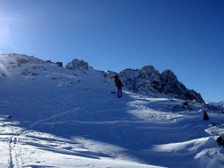 Salita in prossimità del Colle