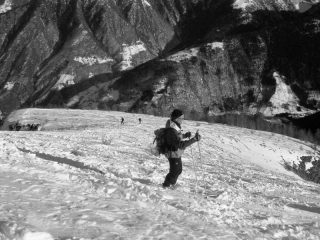 In prossimita della lunga cresta del Colombana