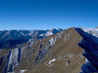 La Cima Loit vista dall'Uja d'Ingria