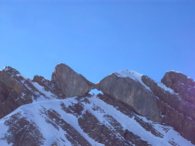 La cima col buco (in francese...)