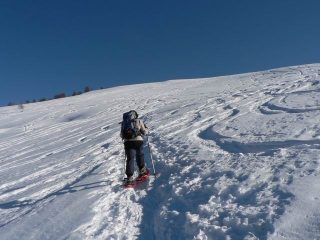 Anna poco prima della cima