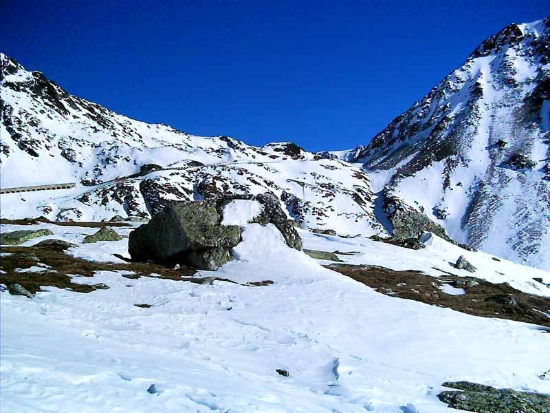 ultimo tratto , paravalanghe e colle .