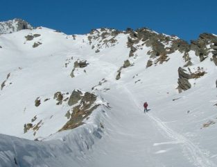 il primo tratto di discesa