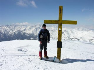 Stelvio in vetta al Bertrand (12-3-2006)
