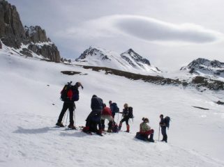 sullo sfondo il Becco Grande, verso il Colle di Ancoccia