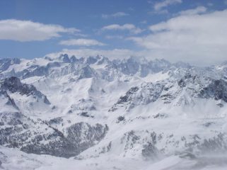 Panorama verso gli Ecrins