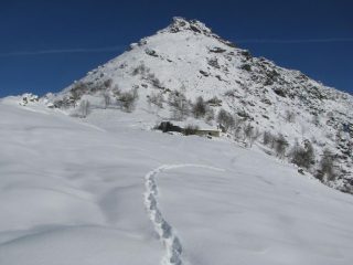 Il tratto finale, in veste invernale