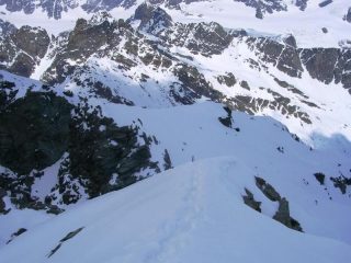 la parte finale del Sasso Moro 