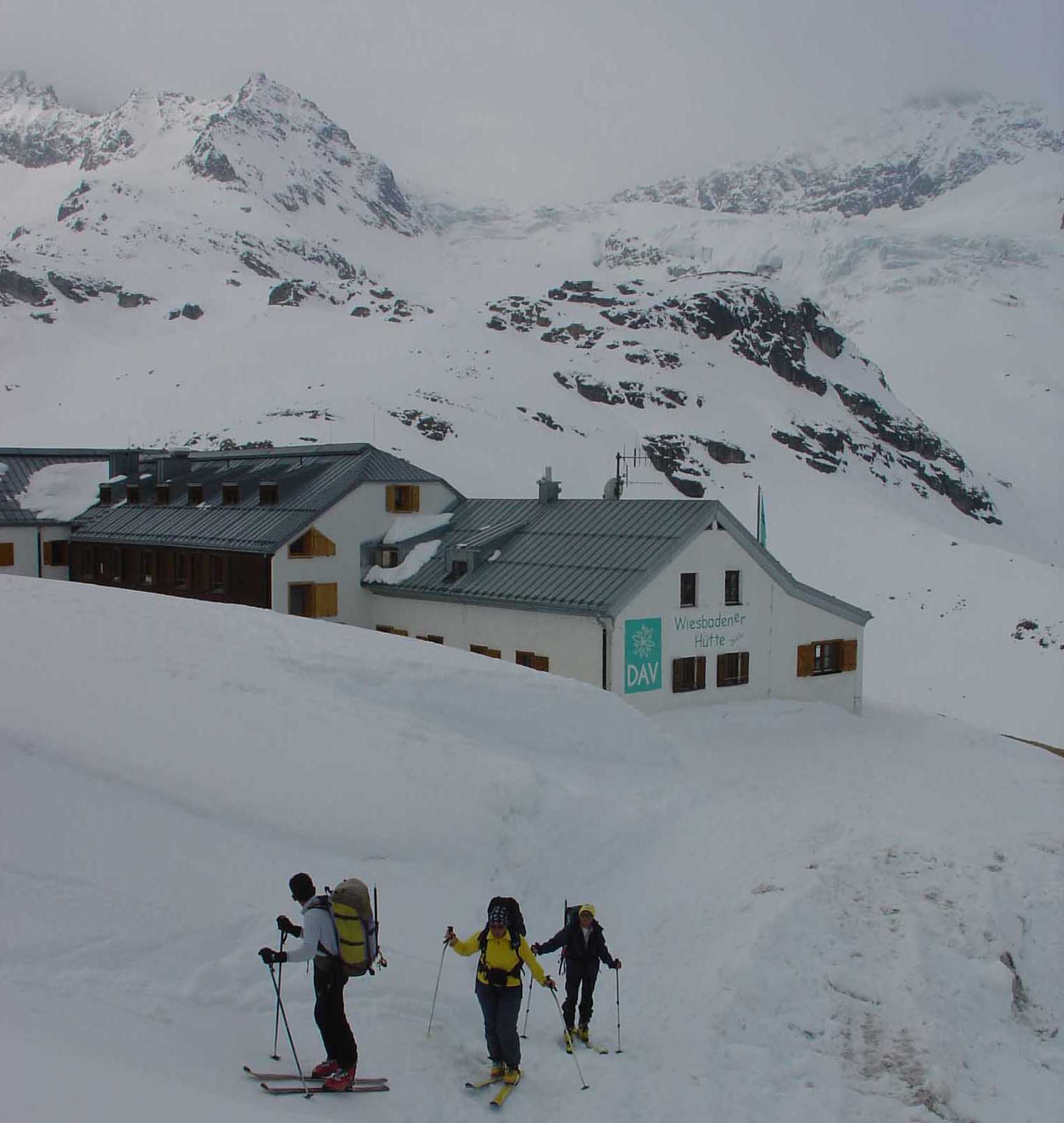 Partenza dalla Wiesbaderer Hutte