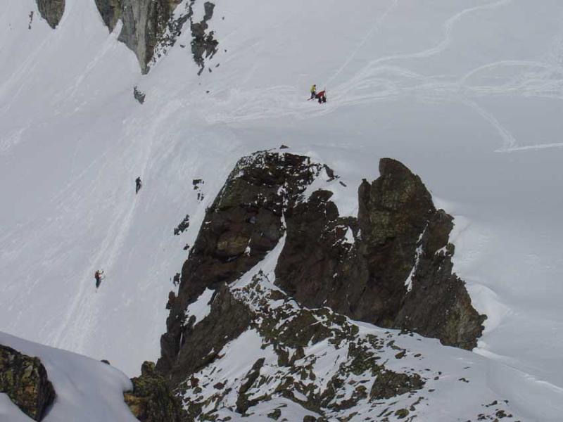 Arrivo dalla Tuoi Hutte al colle delle Jam Spitze.