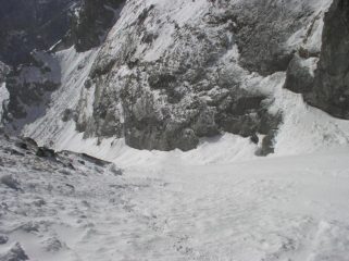canale delle capre poco sotto l'uscita