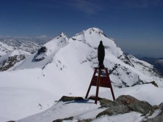 dalla cima verso la Chalanson,  Piccola  Ciamarella e Ciamarella
