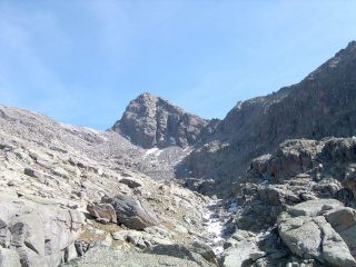 Il Moncimour ed il vallone di salita