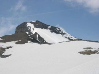 La Grande Aiguille Rousse da poco sotto la vetta