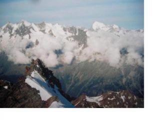 I Michabel e il Weisshorn dal Fletschhorn