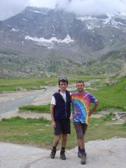 io e Luca ed il pianoro del Nel