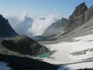 La Becca Rayette vista dalla quota 3169