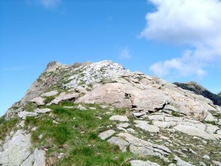 La cresta di salita alla Punta Bordevolo