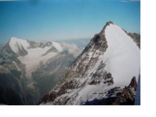 Il Weisshorn e l'Obarghorn dallo Stecknadelhorn...