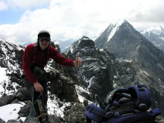 Stelvio in vetta al Monte Zebrù (30-7-2006)