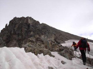 In vista della vetta