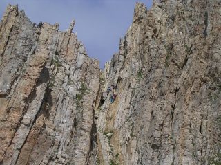 Parte alta del canalino