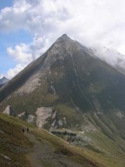 Il M.te  Francais Pelouxe dal sentiero miltare per la Ciantiplagna