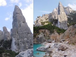 L'Aguglia vista dalla cala di Goloridze