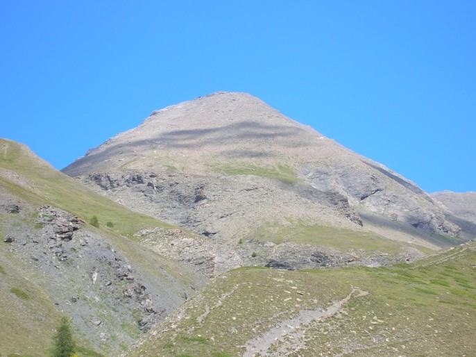 Il Monte Giornalet dal vallone Colombera