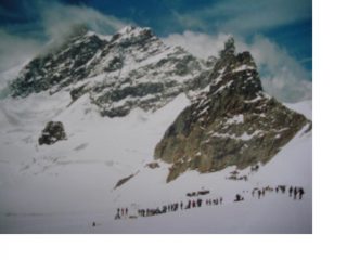 Lo Jungfraujoch sembra un luna park...