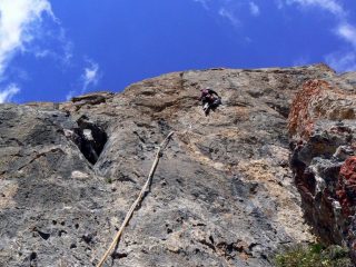 Passi di 6a nel nono tiro