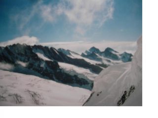 Finsteraarhorn e Grun horn dai pressi della Rottalsattel