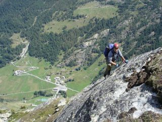 Un passaggio molto panoramico sulla Valgrisenche