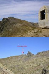Testa del Ferro 1 versante italiano (salita) 2 versante francese (discesa)