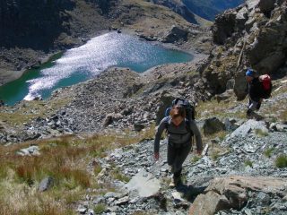 Sopra il lago Chardonnet