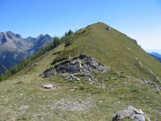 La vetta vista dal paso del Ciat