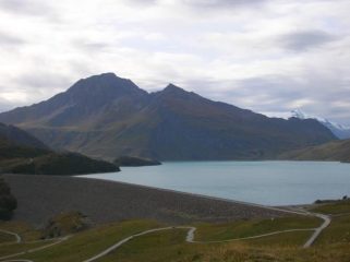 Il Petit Mont Cenise dalla diga del Moncenisio