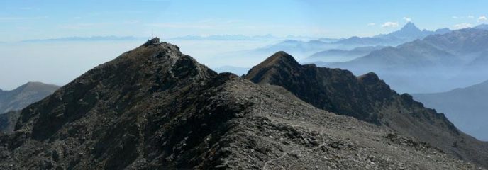 panoramica del rubinet scendendo dal rocciavrè