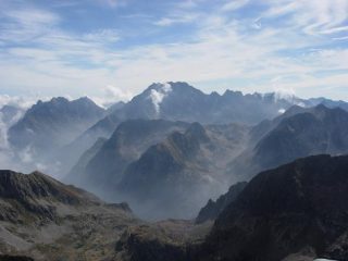 la Serra dell'Argentera dalla vetta