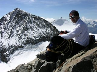 Emilio in vetta al Monte Bellavista m. 3922 (10-9-2006)
