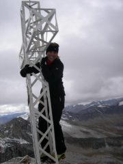 Pally in cima al Pelvo.