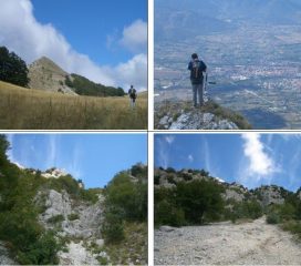 1)Il mitico Cerasella verso la vetta 2)il mitico Cerasella in vetta 3)e 4)creste,rave,canali e ghiaioni