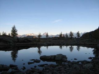 Panorama dal colle di Croux