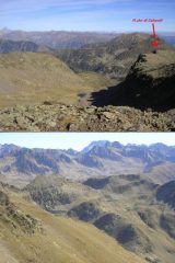 1 vista sulla Gorgia Laghi 2 dalla cima verso i laghi Lausfer