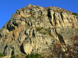 Il sinuoso tracciato della via