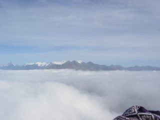 panorama -sopra le nuvole- sul Bec Renon