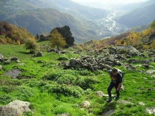 in salita oltre l'alpe nivolaje