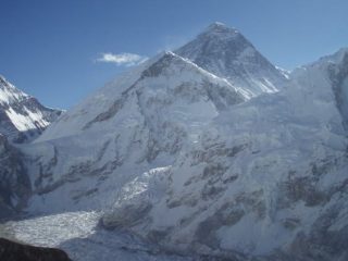 Everest, colle Sud, Nuptse e ghiacciaio Khumbu