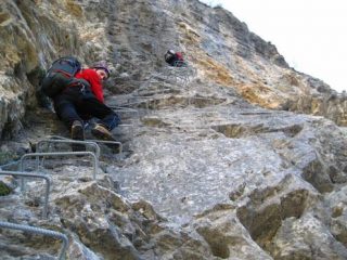 Eugenio ed Irina nel primo tratto itinerario 1