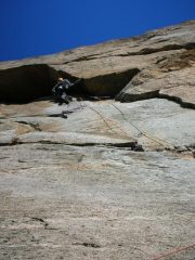 fabiano quasi alla fine del primo tiro della casa degli specchi